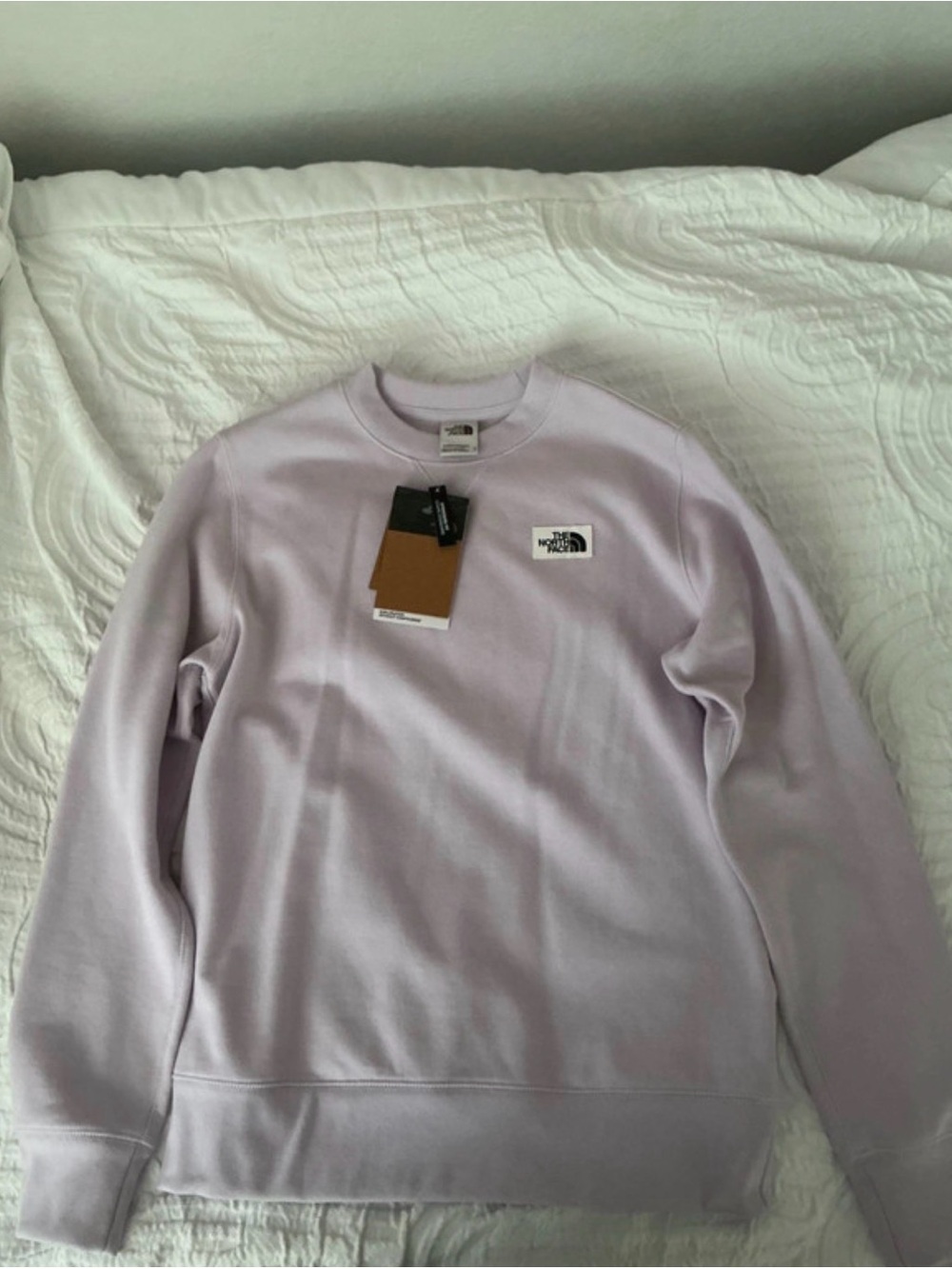 The North Face Crewneck Sweatshirt in Light Lavender